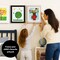 Americanflat 10x12.5 Kids Art Frame - 8.5x11 with Mat or 10x12.5 without Mat - Kids Artwork Frame - Magnetic Frame Closure - Shatter Resistant Glass - Hanging Hardware